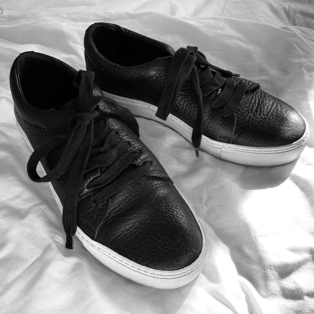 Acne Leather Sneakers